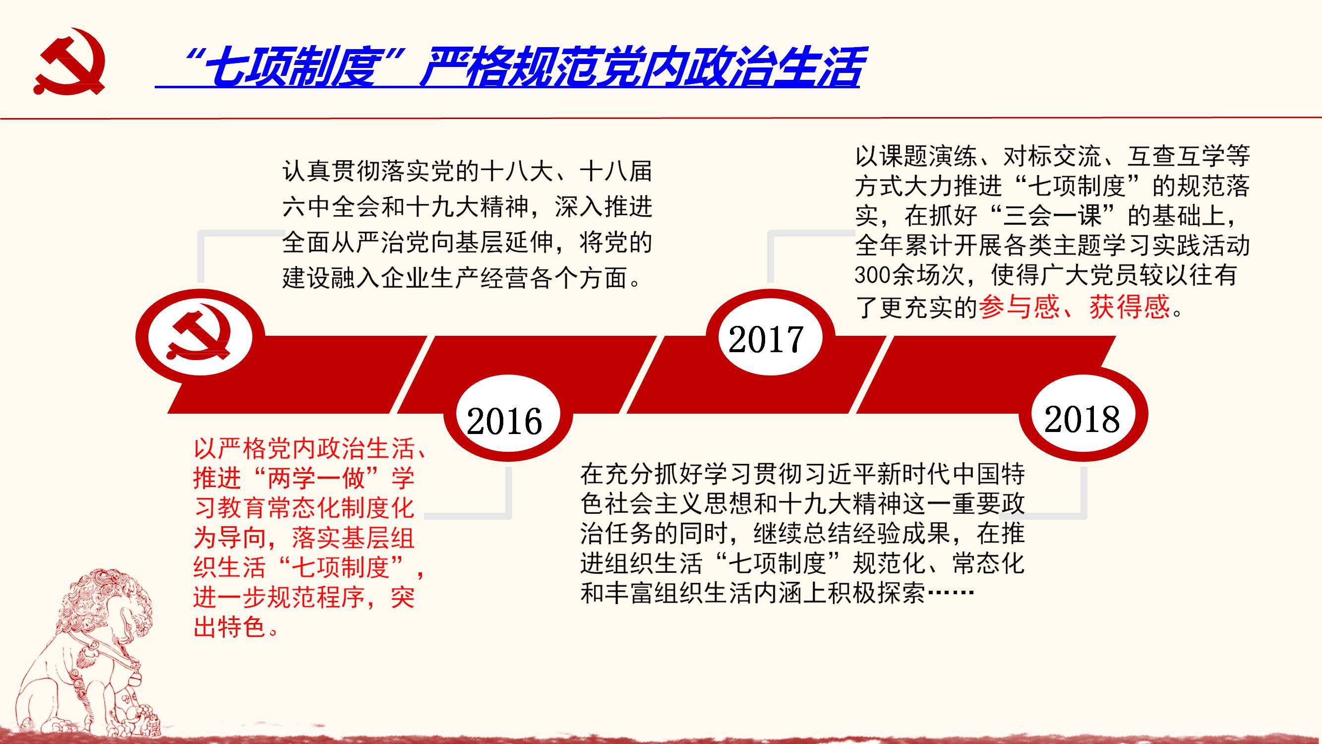 中共陕西延长石油（集团）有限责任公司榆林炼油厂《“七项制度”严格党内政治生活 融入中心激发特色党建活力》